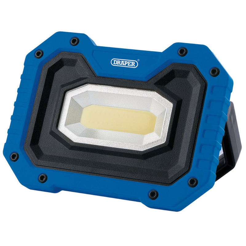 Draper COB LED Worklight, 5W, 500 Lumens, Blue, 4 x AA Batteries Supplied 87836 Draper - Dynamic Drive