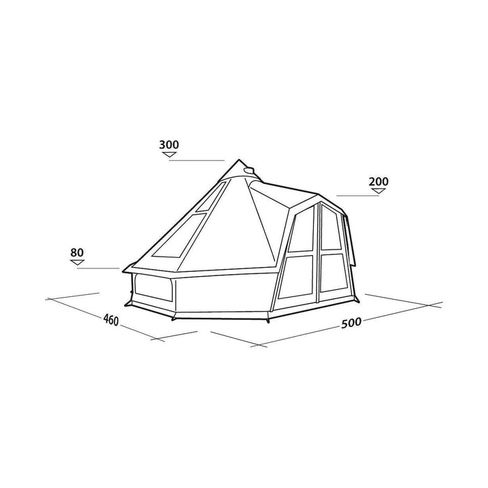 Robens Settler Sky 10 Berth Poled Tent Robens - Dynamic Drive