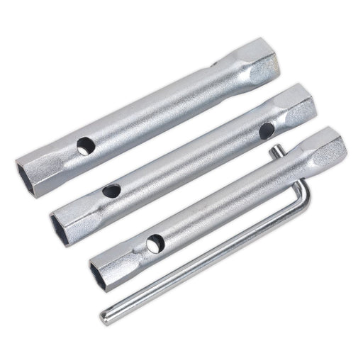 Sealey Spark Plug Box Spanner Set 3pc Long Reach Double End MS165 Sealey - Dynamic Drive
