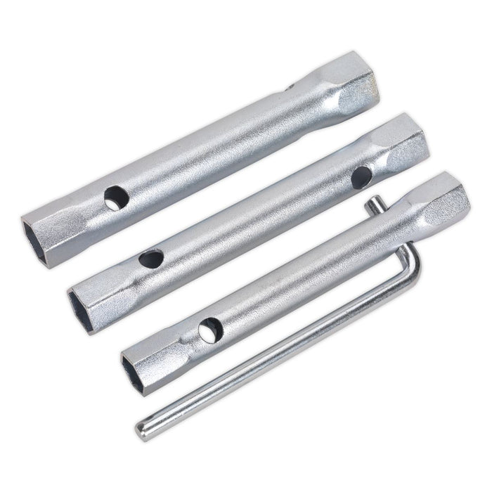 Sealey Spark Plug Box Spanner Set 3pc Long Reach Double End MS165 Sealey - Dynamic Drive