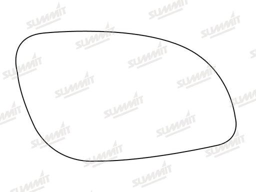 Summit Heated Base Plate With Standard Mirror Glass fits Vauxhall Vectra 02 On RHS Summit - Dynamic Drive