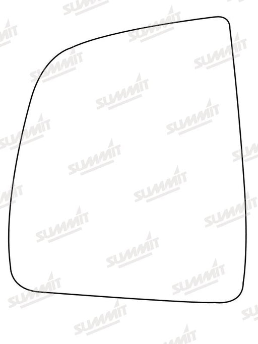 Summit Stick-On Commercial Mirror Glass fits Fiat Dobl?? LHS Summit - Dynamic Drive