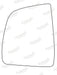 Summit Stick-On Commercial Mirror Glass fits Fiat Dobl?? LHS Summit - Dynamic Drive