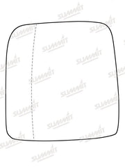 Summit Stick-On Commercial Mirror Glass fits Renault Trafic 16 On LHS Summit - Dynamic Drive
