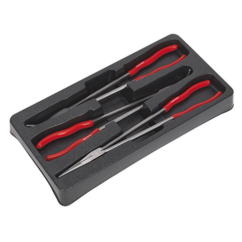Sealey Needle Nose Pliers Set 3pc Extra-Long 400mm AK8576 Sealey - Dynamic Drive