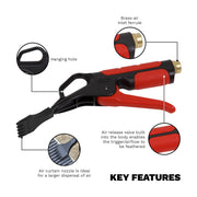 Sealey Curtain Air Blow Gun with 1/4"BSP Air Inlet SA9252 Sealey - Dynamic Drive