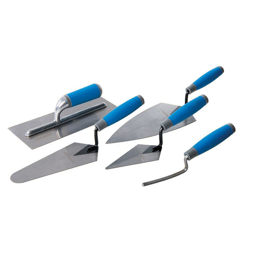 Silverline Soft-Grip Trade Trowel Set 5pce 5pce Silverline - Dynamic Drive