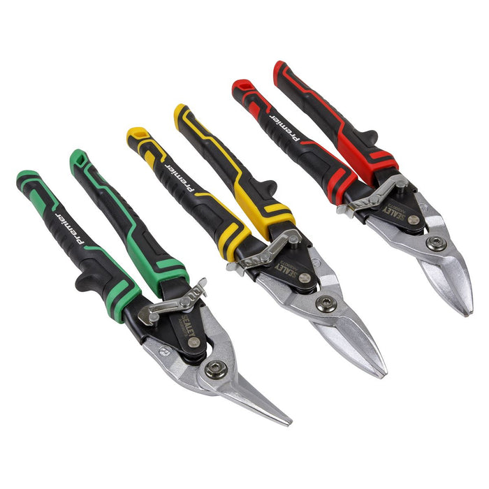 Sealey High Leverage Aviation Tin Snip Set 3pc AK69073 Sealey - Dynamic Drive