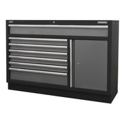Sealey Modular 7 Drawer Floor Cabinet 1360mm APMS64 Sealey - Dynamic Drive