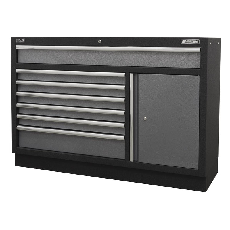 Sealey Modular 7 Drawer Floor Cabinet 1360mm APMS64 Sealey - Dynamic Drive