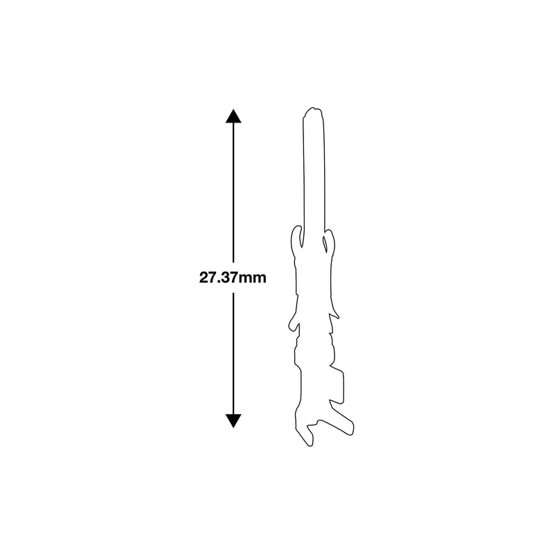Connect Non-Insulated Male Terminals 50pc 37483 Tool Connection - Dynamic Drive