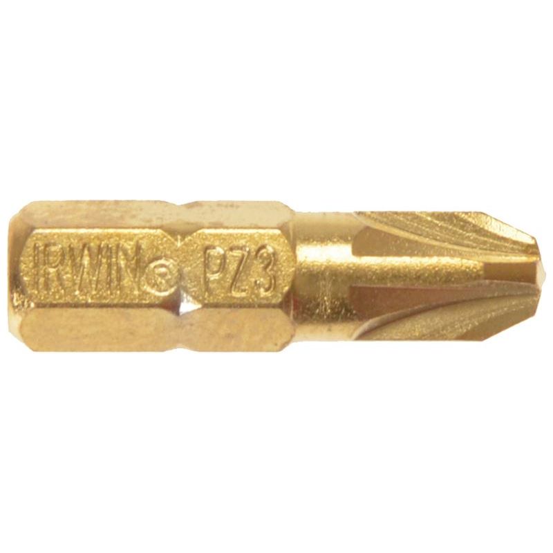 Irwin® Screwdriver Bits Pozidriv PZ3 25mm Titanium (Pack 10) IRWIN® - Dynamic Drive