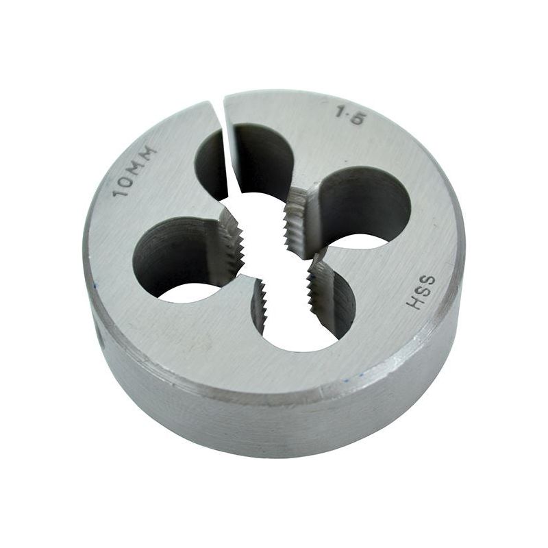 Faithfull HSS Straight Flute Split Die M10 x 1.50, 1.1/2in OD Faithfull - Dynamic Drive