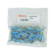 Connect Glass Auto Fuses 25A 100pc 30499 Tool Connection - Dynamic Drive