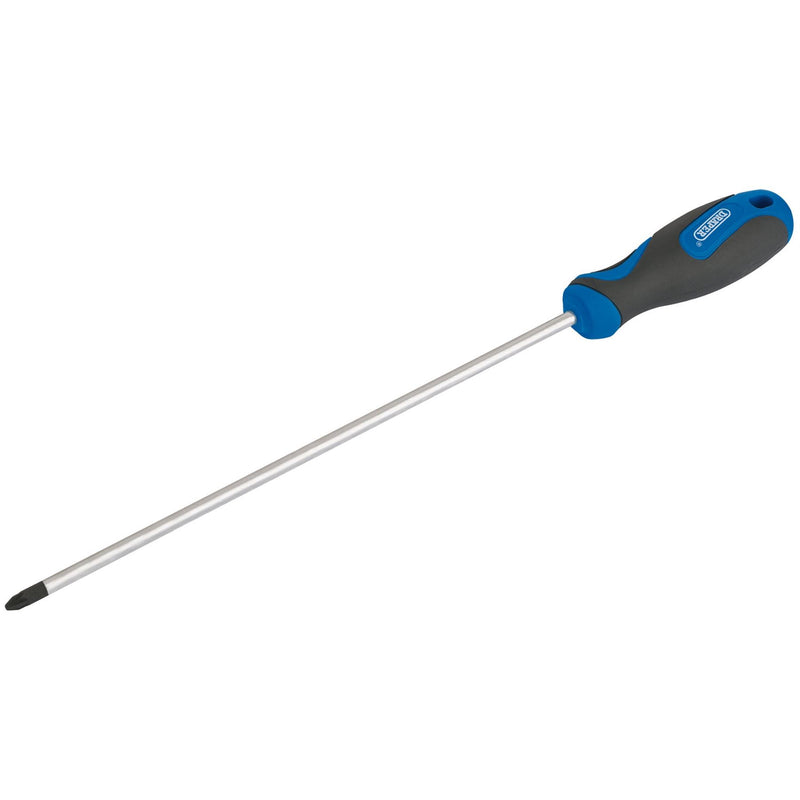 Draper Soft Grip PZ TYPE Screwdriver, No.2 x 250mm 48930 Draper - Dynamic Drive