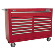 Sealey Tool Chest Combination 23 Drawer with Ball-Bearing Slides Red Sealey - Dynamic Drive