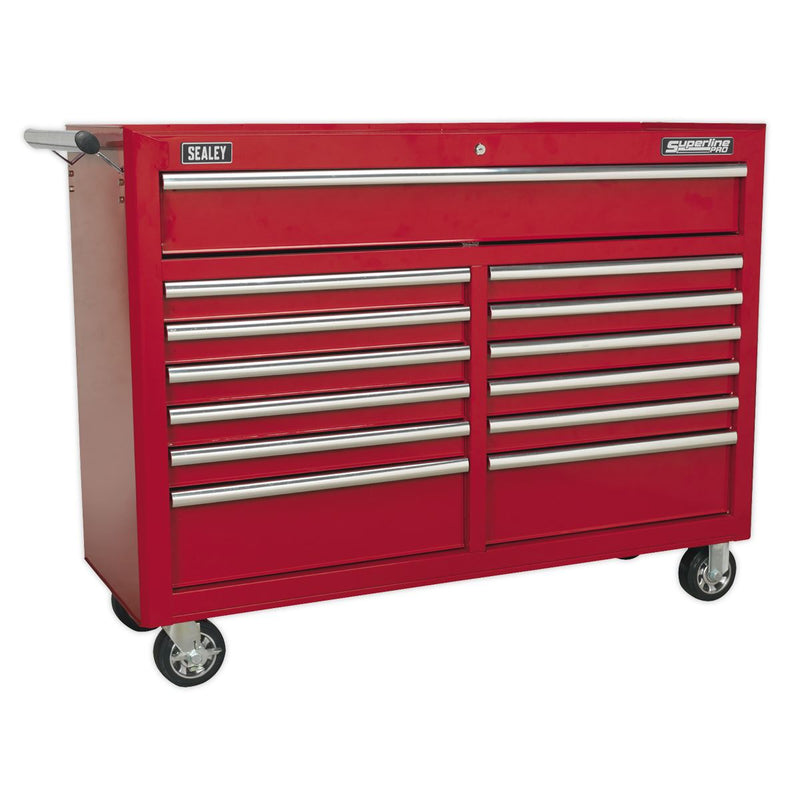 Sealey Tool Chest Combination 23 Drawer with Ball-Bearing Slides Red Sealey - Dynamic Drive