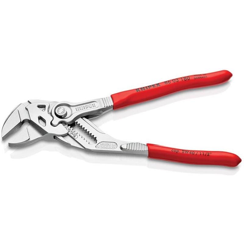 Knipex Pliers Wrench PVC Grip 180mm Knipex - Dynamic Drive