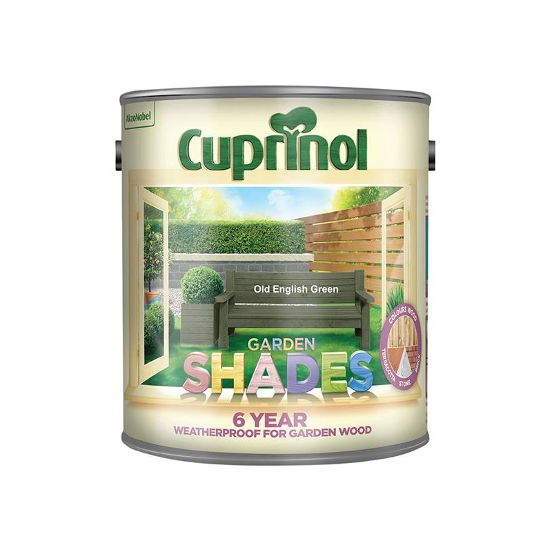 Cuprinol Garden Shades Old English Green 2.5 litre Cuprinol - Dynamic Drive