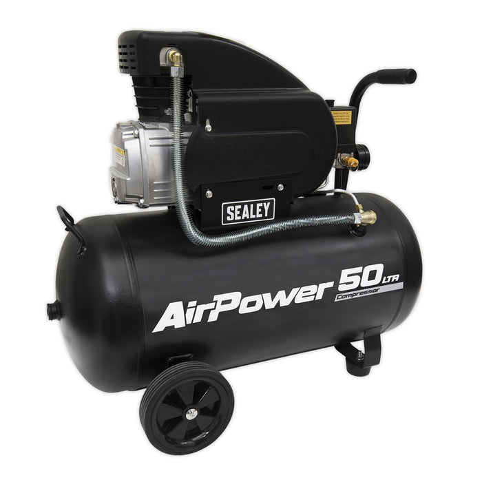 Sealey Compressor 50L Direct Drive 2hp SAC5020A Sealey  - Dynamic Drive