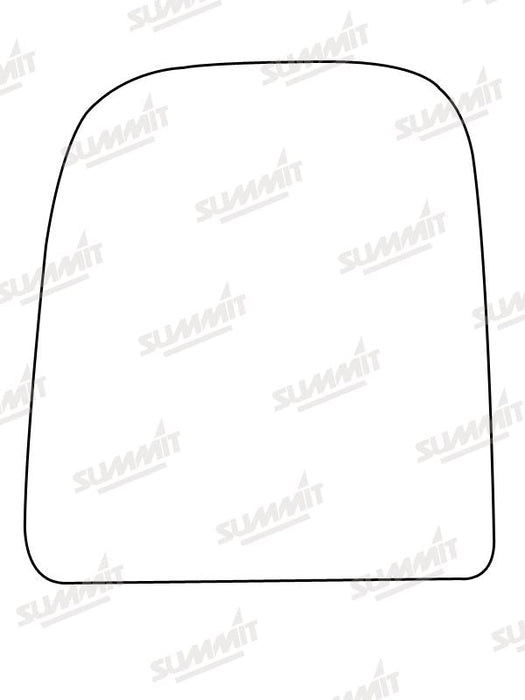 Summit Non-Heated Base Plate With Commercial Mirror Glass fits Iveco Daily 06 on LHS Summit - Dynamic Drive