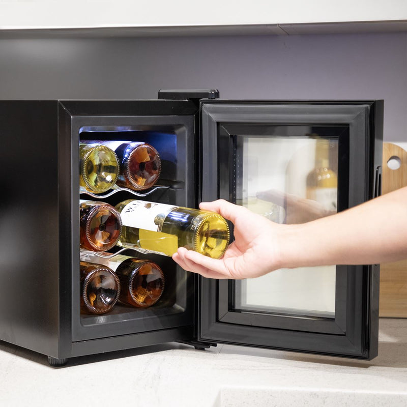 Baridi 6 Bottle Tabletop Wine Fridge & Cooler DH217 Baridi - Dynamic Drive