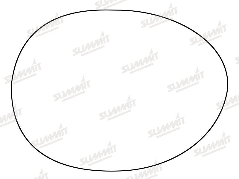 Summit Stick-On Standard Mirror Glass fits BMW Mini Cooper 14 on RHS Summit - Dynamic Drive