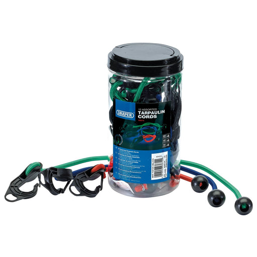 Draper Tarpaulin Cord Set (12 Piece) 93670 Draper - Dynamic Drive