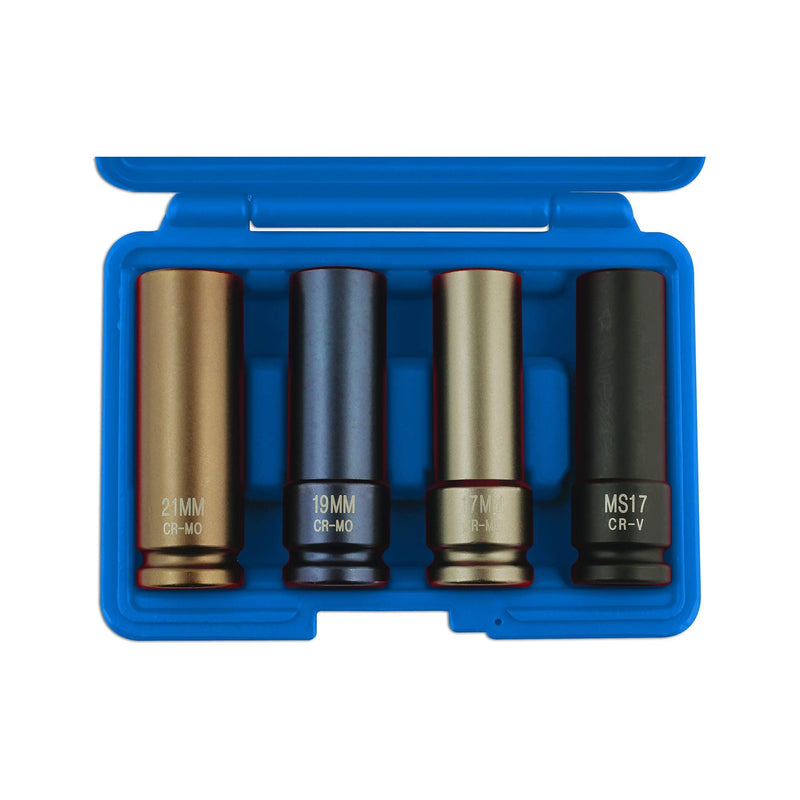 Laser Wheel Nut Socket Set 4pc 5915 Laser - Dynamic Drive