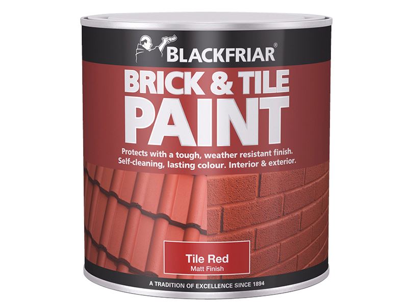 Blackfriar Brick & Tile Paint Matt Red 500ml Blackfriar - Dynamic Drive