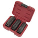 Sealey Weighted Impact Socket Set 1/2"Sq Drive 3pc SX319 Sealey - Dynamic Drive