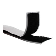 Faithfull Hook & Loop Self Adhesive Tape Black 20mm x 1m Faithfull - Dynamic Drive