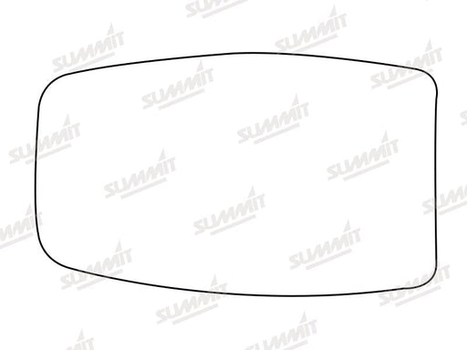 Summit Stick-On Standard Mirror Glass fits Alfa 33 LHS Summit - Dynamic Drive