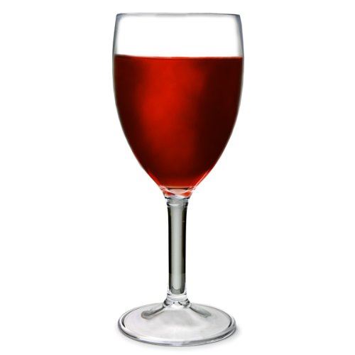 Wine Goblet Clear 10Oz 4Pk T0151CM Flamefield - Dynamic Drive
