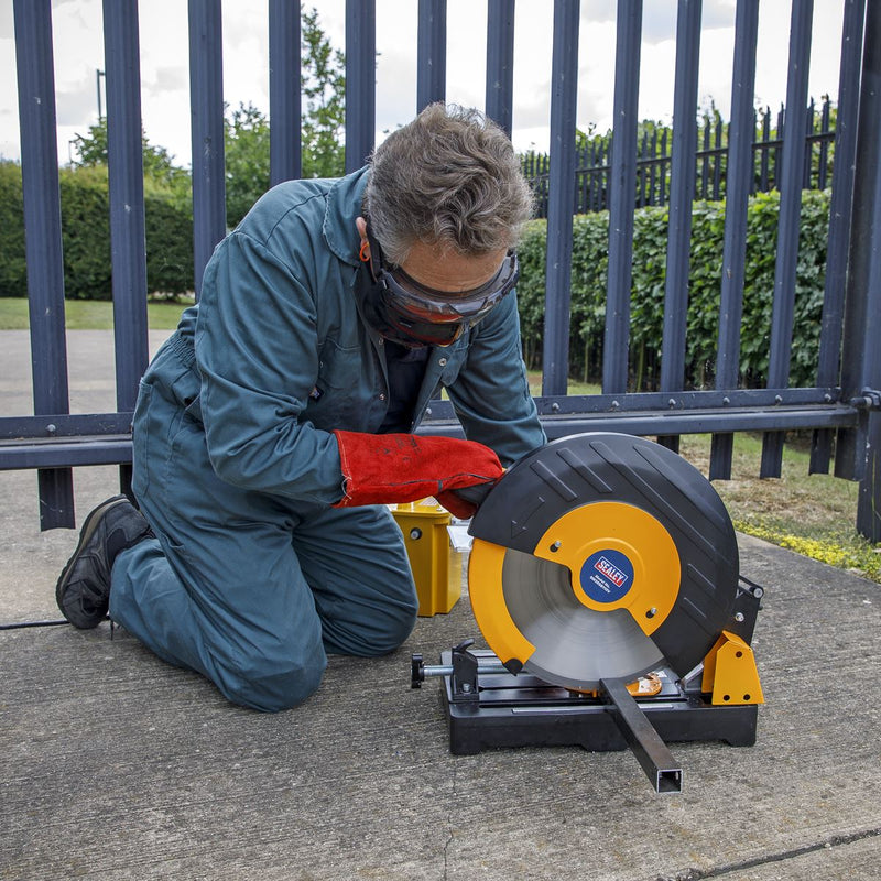 Sealey Cut-Off Machine355mm 110V with Blade SM355B110V Sealey - Dynamic Drive