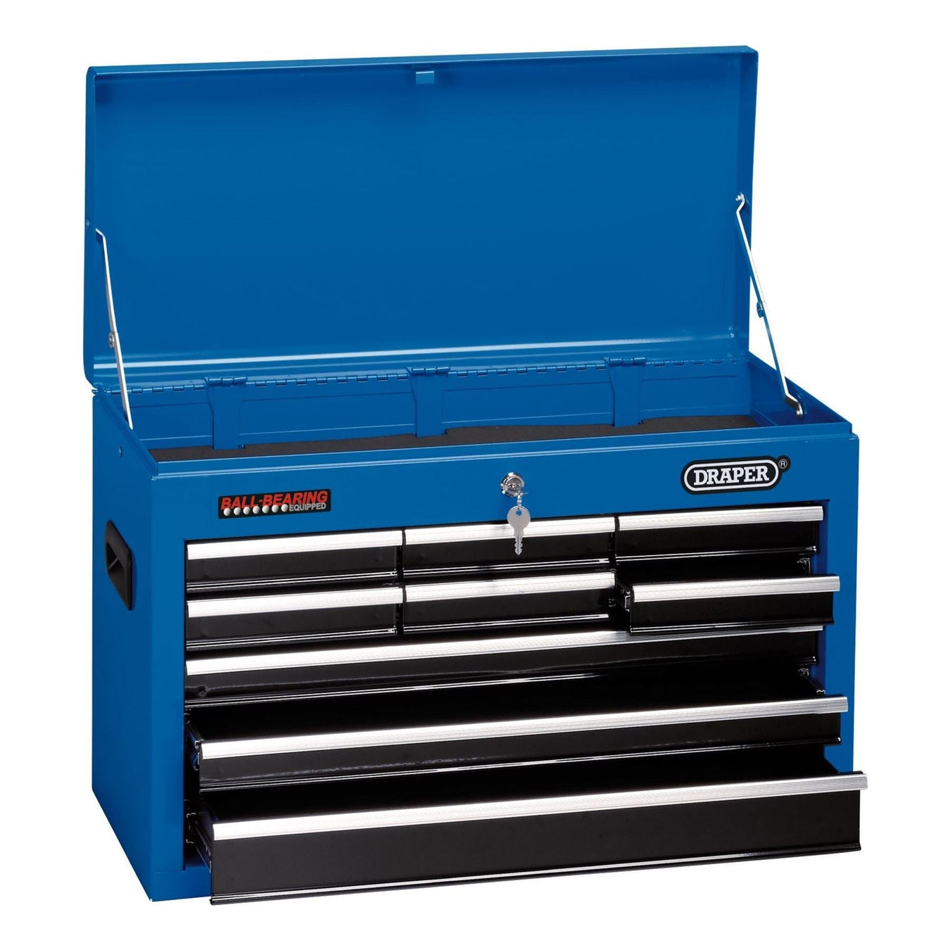 Draper Tool Chest, 9 Drawer, 26", Blue 14910 Draper - Dynamic Drive