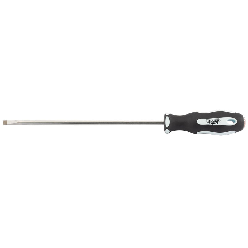 Draper Plain Slot Soft Grip Parallel Tip Screwdriver, 5.5 x 200mm 34975 Draper - Dynamic Drive