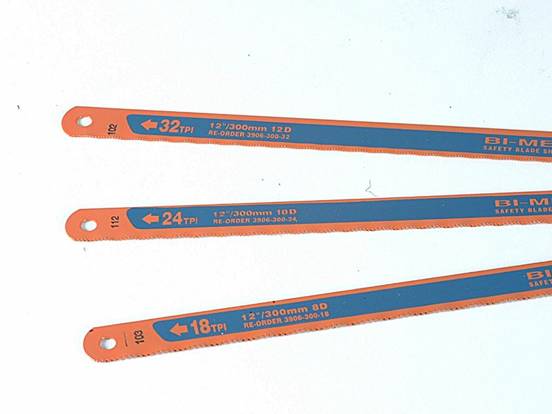 Bahco 3906 Sandflex Hacksaw Blades 300mm (12in) (8, 24 & 32 TPI) (Pack 3) Bahco - Dynamic Drive