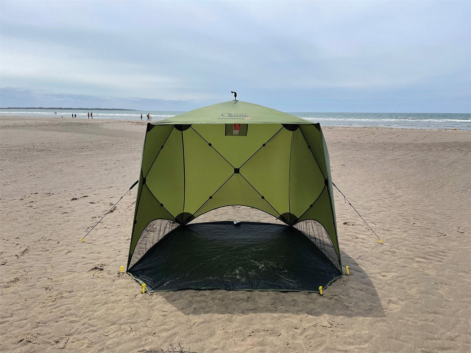 Quest Screen House 4 Mini pop up Gazebo Green Quest - Dynamic Drive