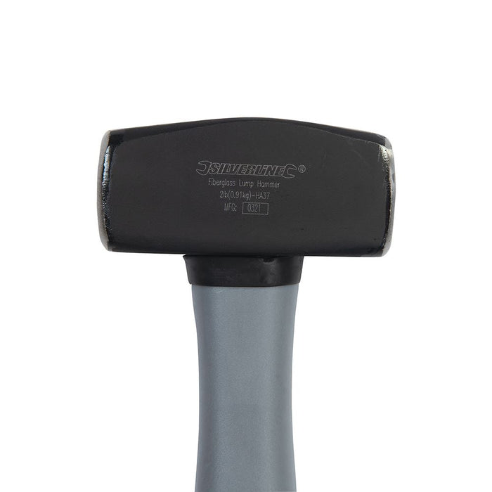 Silverline Lump Hammer Fibreglass 2lb (0.91kg) Silverline - Dynamic Drive