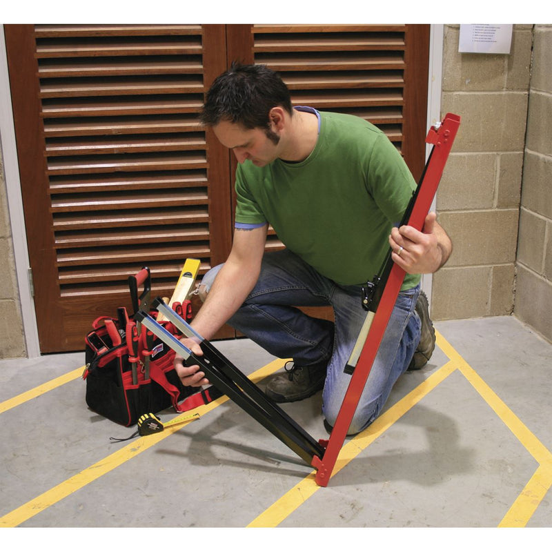 Sealey Fold Down Trestle with Adjustable Legs - Pair FTAL12 Sealey - Dynamic Drive