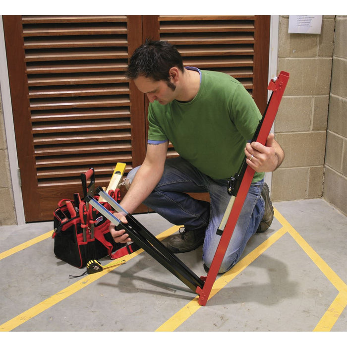 Sealey Fold Down Trestle with Adjustable Legs - Pair FTAL12 Sealey - Dynamic Drive