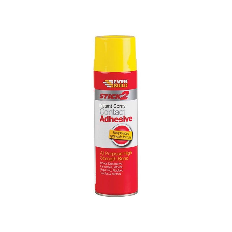 Everbuild Sika Stick 2 Spray Contact Adhesive 500ml Everbuild Sika - Dynamic Drive