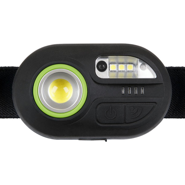 Sealey Rechargeable Headlight with Sensor 3W COB LED & 1W SMD LED Sealey  - Dynamic Drive