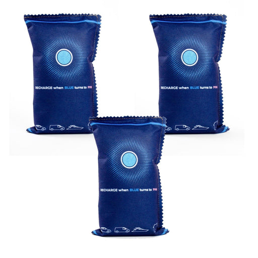 3x Car Home Dehumidifier Large Dry Bag Moisture Killer Absorber Pad Reusable Microwave UKB4C - Dynamic Drive