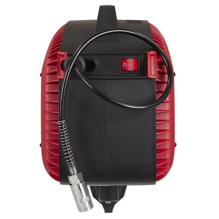 Sealey Wall Mounting Oil Free Air Compressor 1.5hp with 7m Retractable Hose Reel Sealey - Dynamic Drive