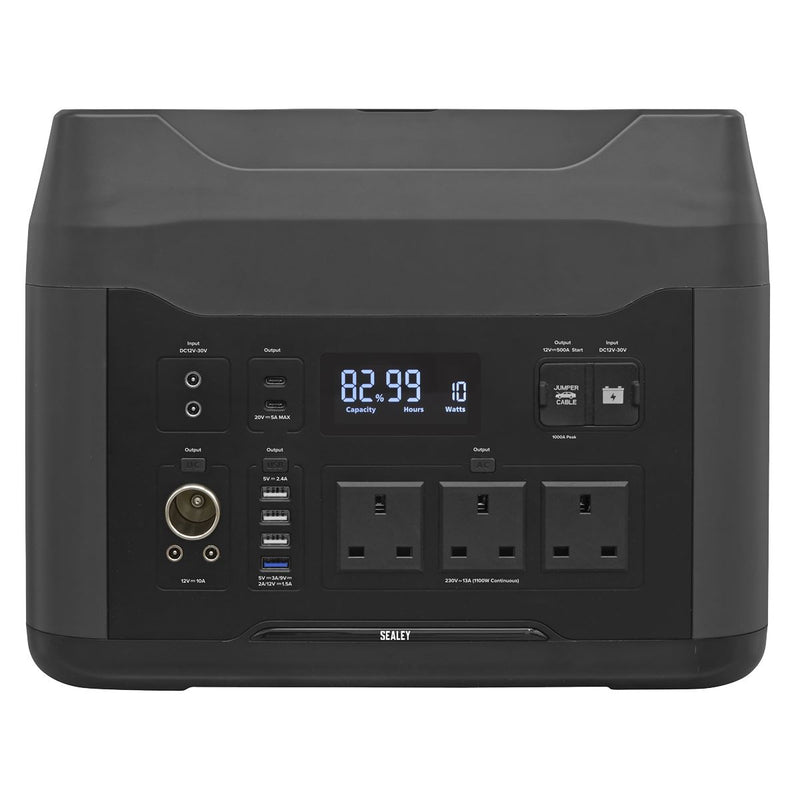 Sealey Portable Power Station 2200W SPB2200W Sealey - Dynamic Drive