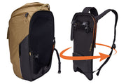 Thule Paramount hybrid bike pannier and backpack 26L tan beige Thule - Dynamic Drive