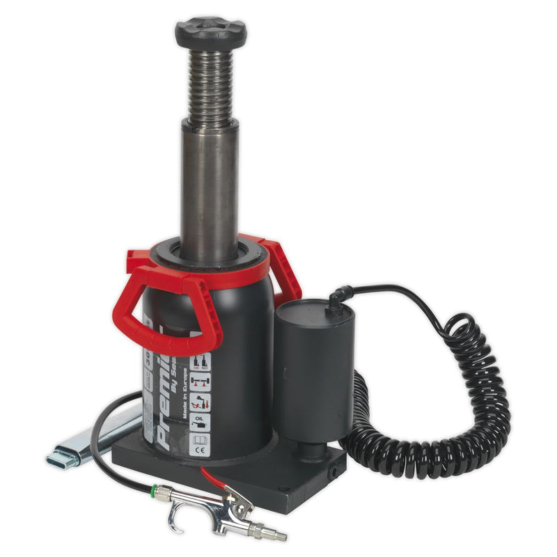 Sealey Bottle Jack 30 Tonne Manual/Air Hydraulic AM30 Sealey - Dynamic Drive