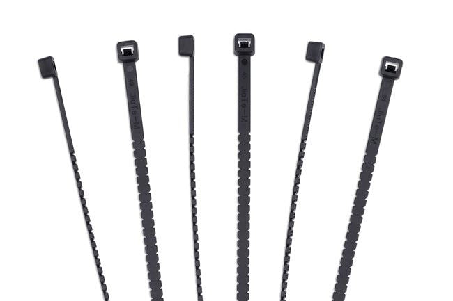 Connect Black Twist-to-Break Cable Tie 200mm x 4.6mm 50pc Connect - Dynamic Drive